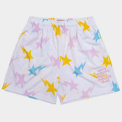 American style trendy elasticated short pants