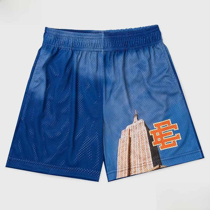 American style trendy elasticated short pants