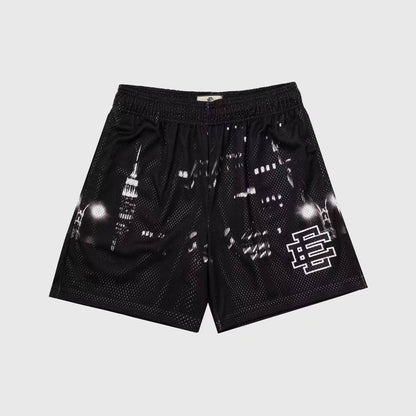 American style trendy elasticated short pants