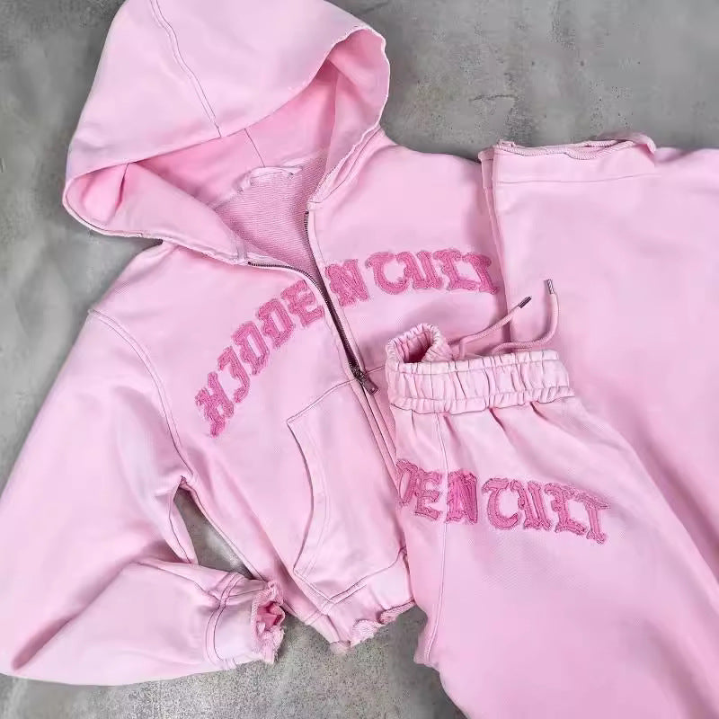American Style Women's Coat and Pants Set