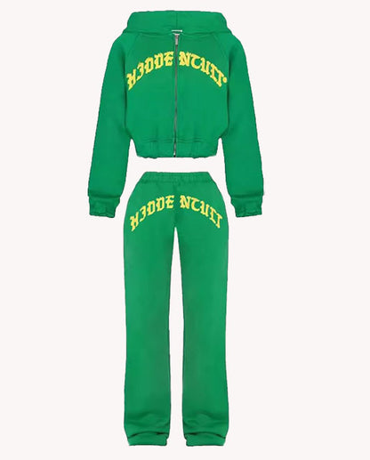 American Style Women's Coat and Pants Set