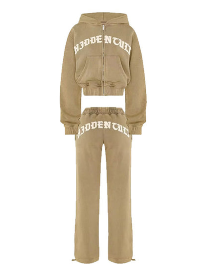 American Style Women's Coat and Pants Set
