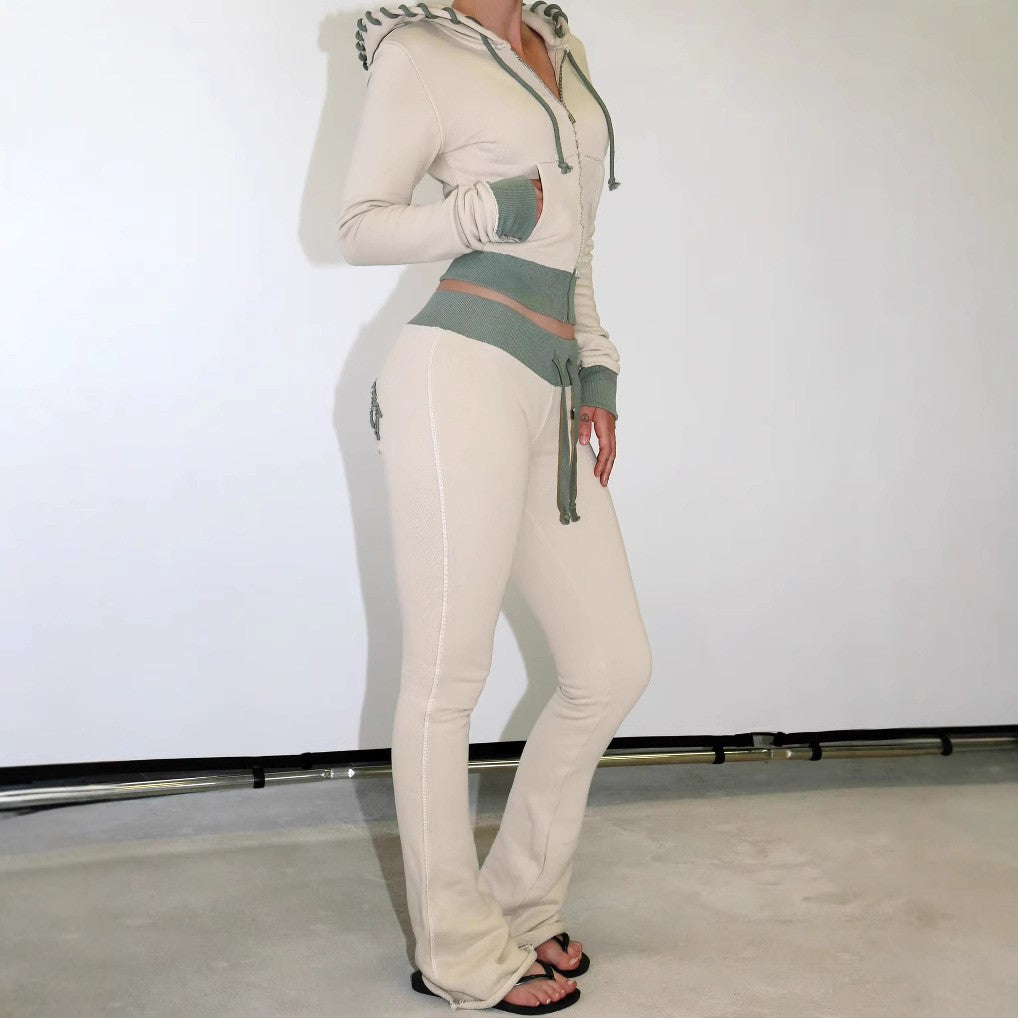 American Style Women's Coat and Pants Set