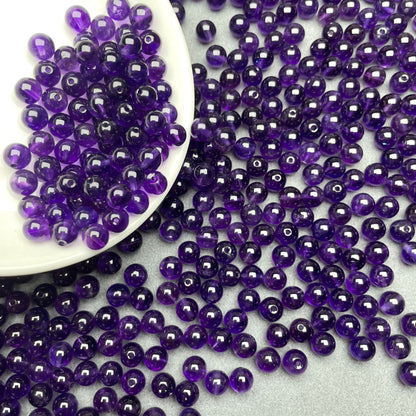 Amethyst Beads Round Beads Loose Beads