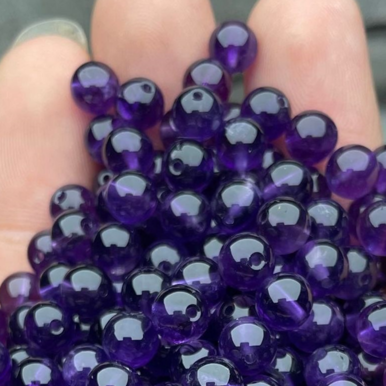 Amethyst Beads Round Beads Loose Beads