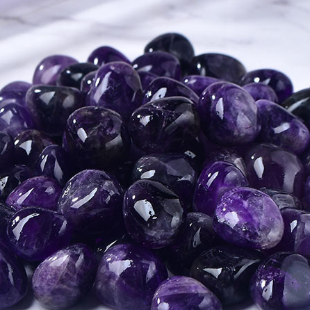 Amethyst crushed stone
