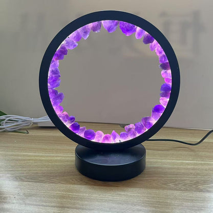 Amethyst Round Night Light