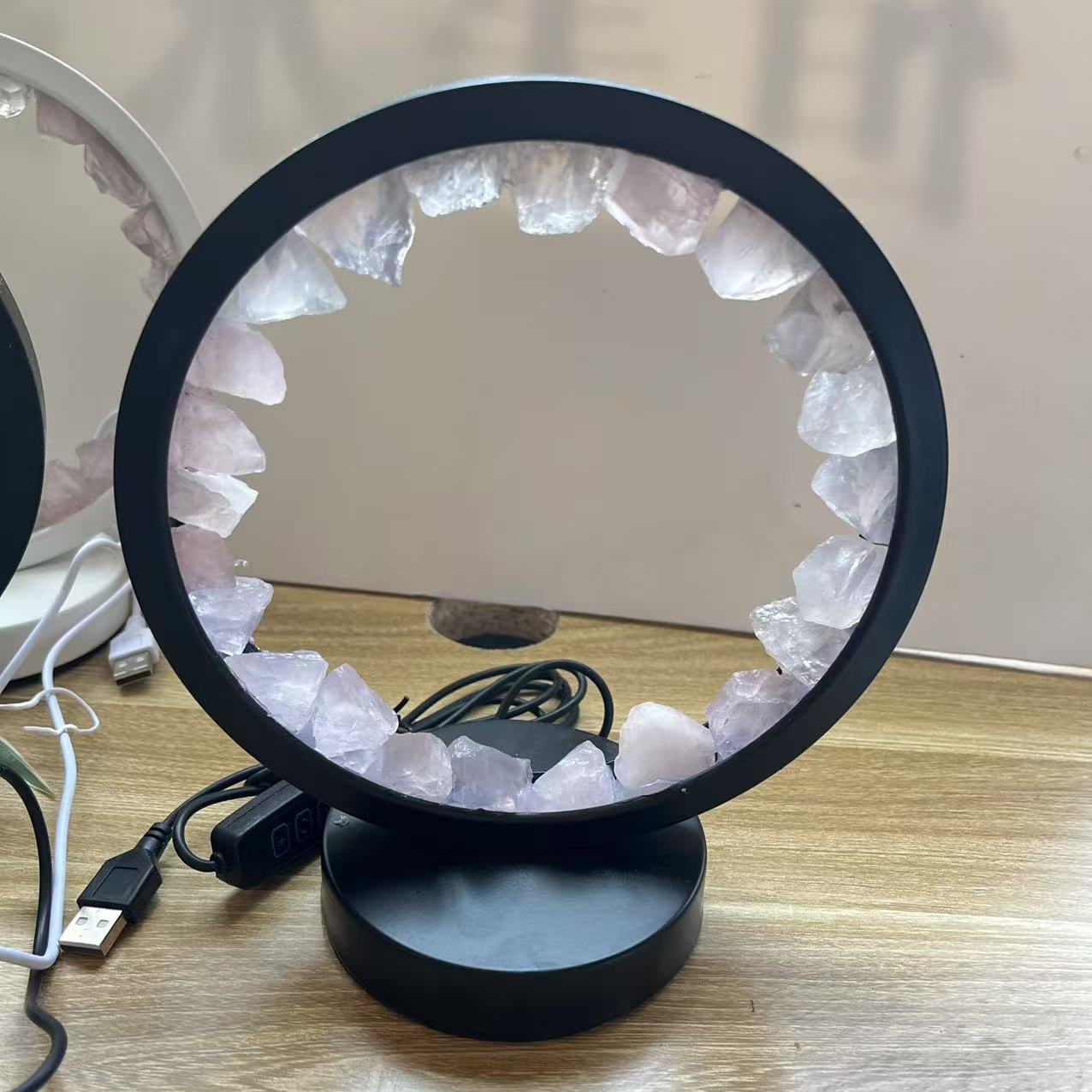 Amethyst Round Night Light