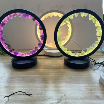 Amethyst Round Night Light