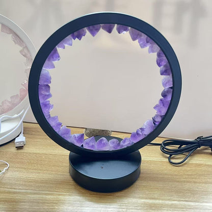 Amethyst Round Night Light