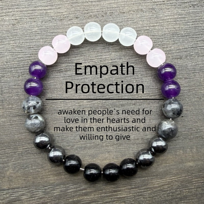 Amethyst Tiger Eye Stone Bracelet