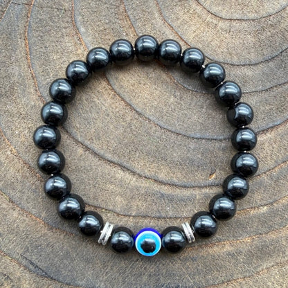 Amethyst Tiger Eye Stone Bracelet
