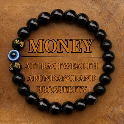Amethyst Tiger Eye Stone Bracelet