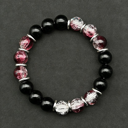 Amethyst Tiger Eye Stone Bracelet