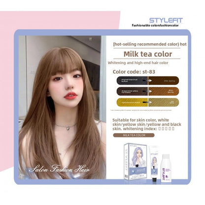 Ammonia-Free Plant-Based Hair Dye Cream for Gray Hair Coverage