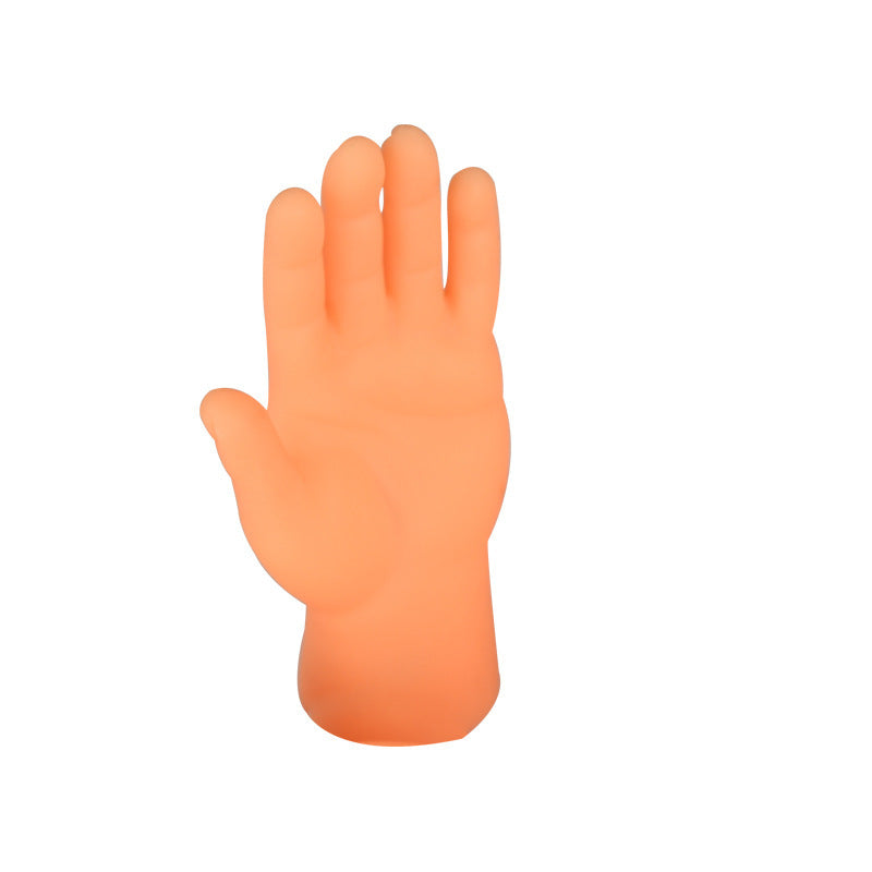 Amusing Rubber Finger Gesture Gloves