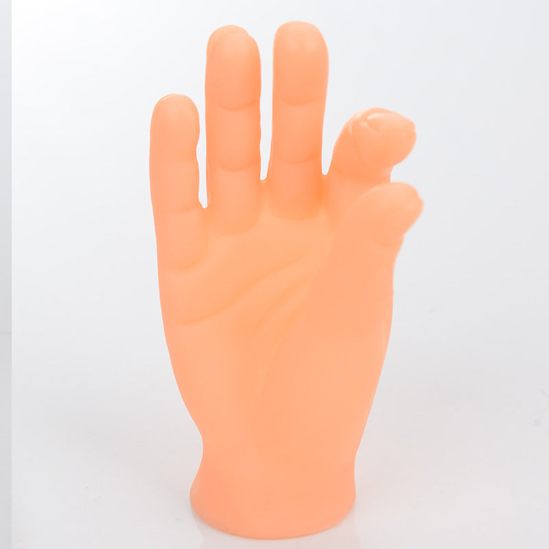 Amusing Rubber Finger Gesture Gloves