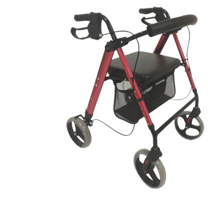 An elderly person walking