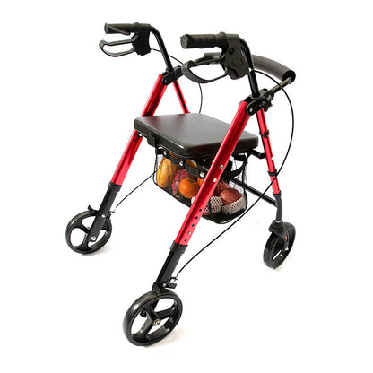 An elderly person walking