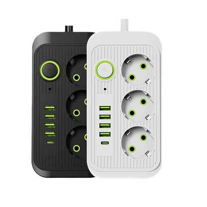 An extender power socket with USB and Type-C