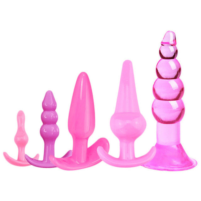Anal Plug Six-Piece Set for Stimulation