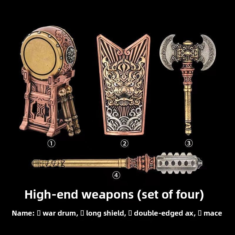 Ancient battlefield model ornament