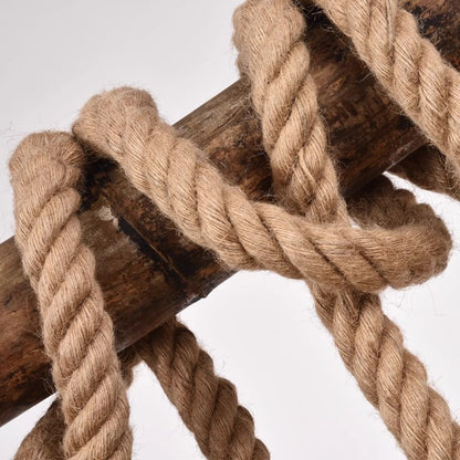 Ancient hemp rope chandelier