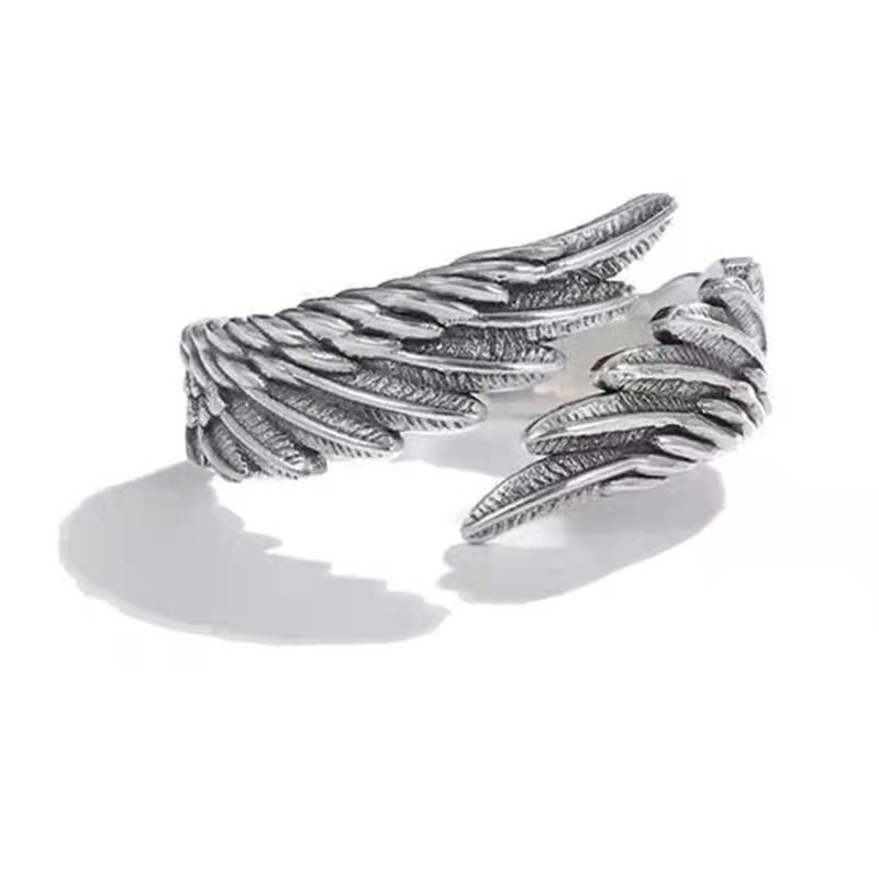 Angel Demon Wings Couple Rings