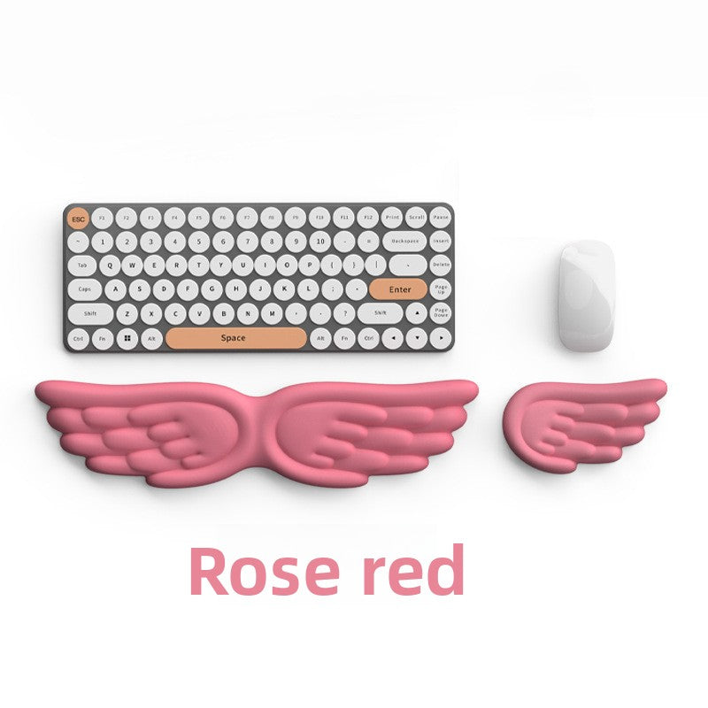 Angel Wings Keyboard Wrist Rest Desk Mat