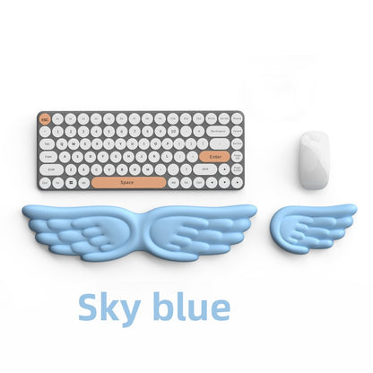 Angel Wings Keyboard Wrist Rest Desk Mat