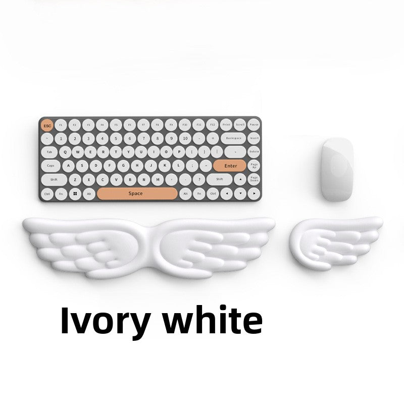 Angel Wings Keyboard Wrist Rest Desk Mat
