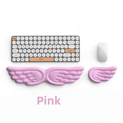 Angel Wings Keyboard Wrist Rest Desk Mat
