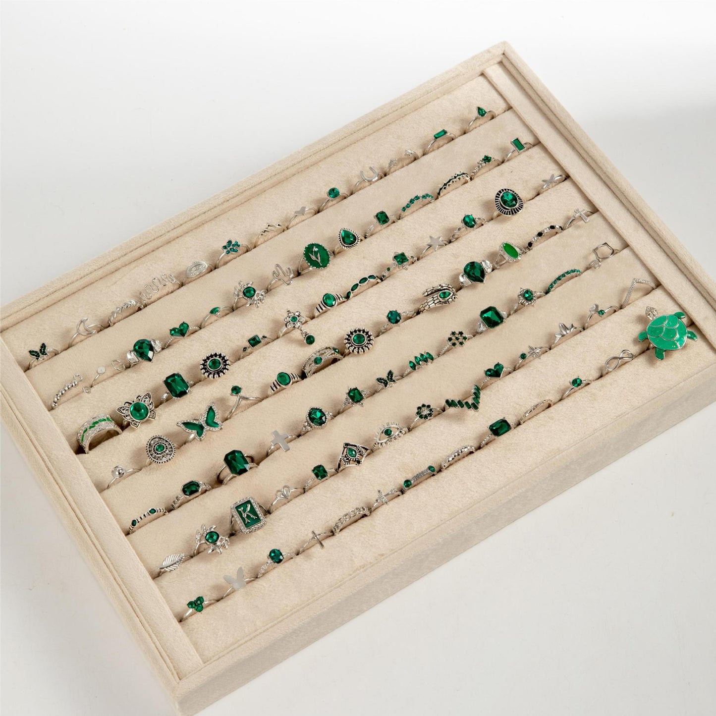 Animal Gemstone Ring Set