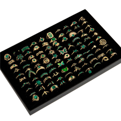 Animal Gemstone Ring Set