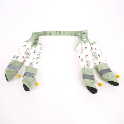 Animal Pattern Dog Pants with Foot Protection