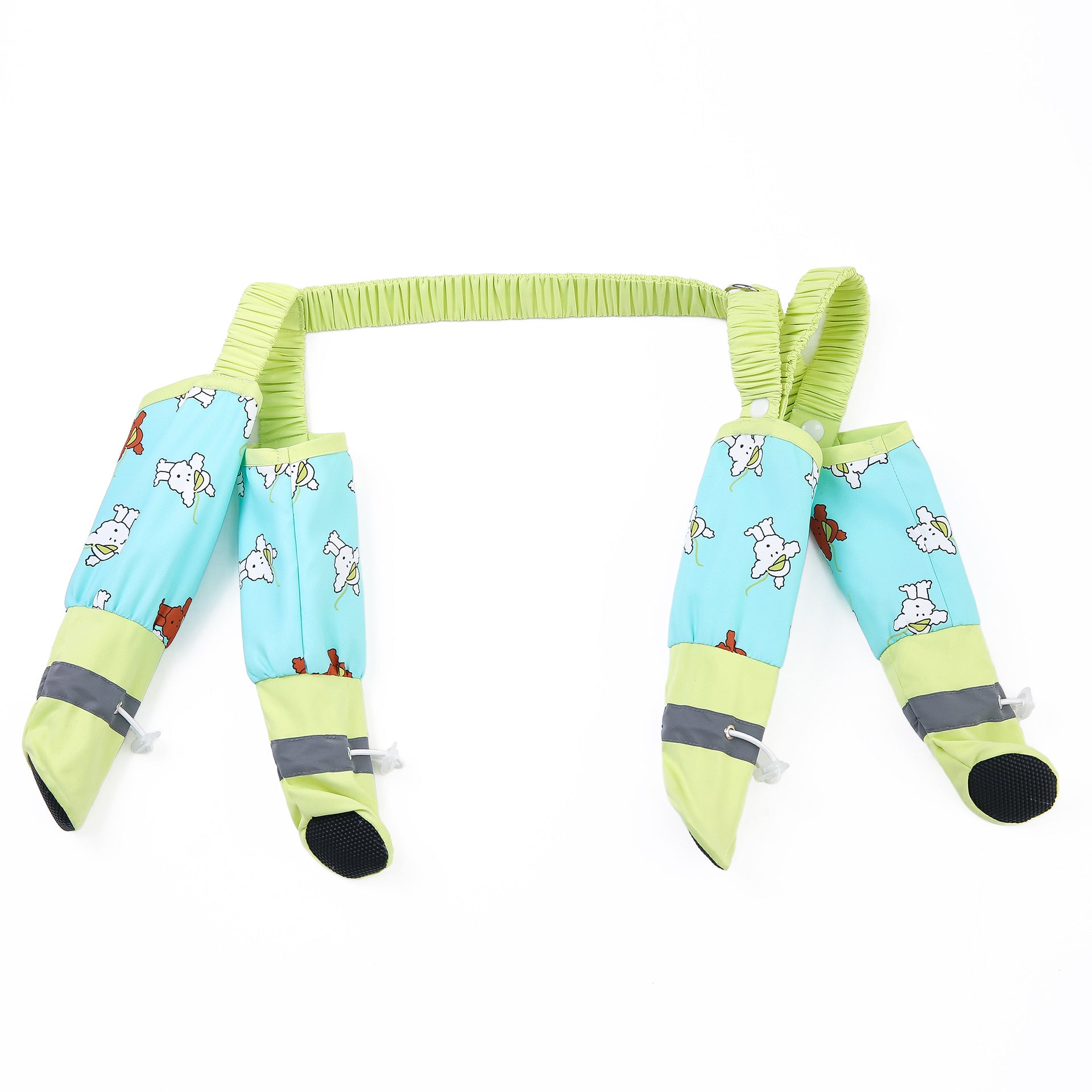 Animal Pattern Dog Pants with Foot Protection