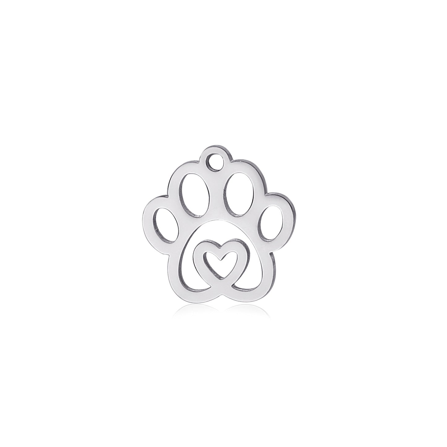 Animal Paw Stainless Steel Charms