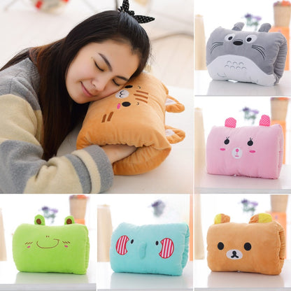 Animal Plush Hand Warmer Pillow