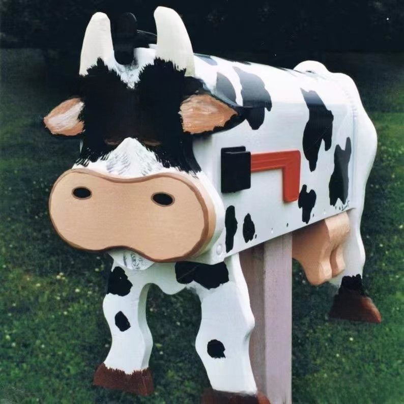 Animal Shaped Metal Mailbox Garden Decoration