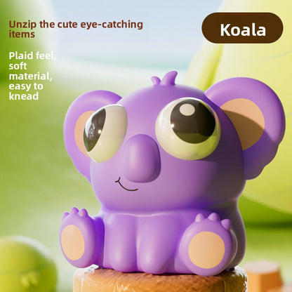 Animal Shaped Pinch Bubble Stress Relief Toy