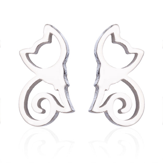 Animal-shaped stud earrings