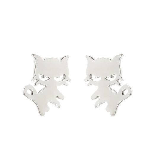 Animal-shaped stud earrings