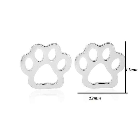 Animal-shaped stud earrings