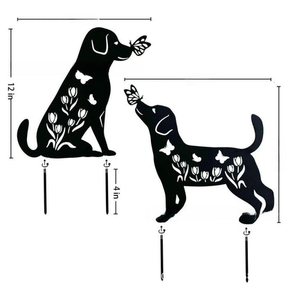 Animal Silhouette Garden Decoration