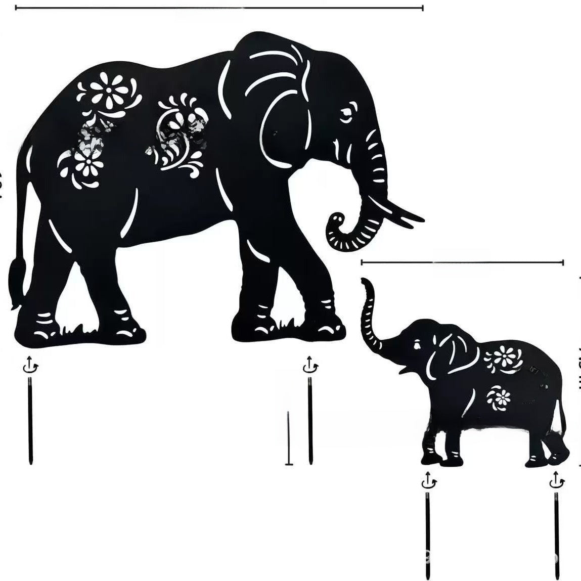 Animal Silhouette Garden Decoration