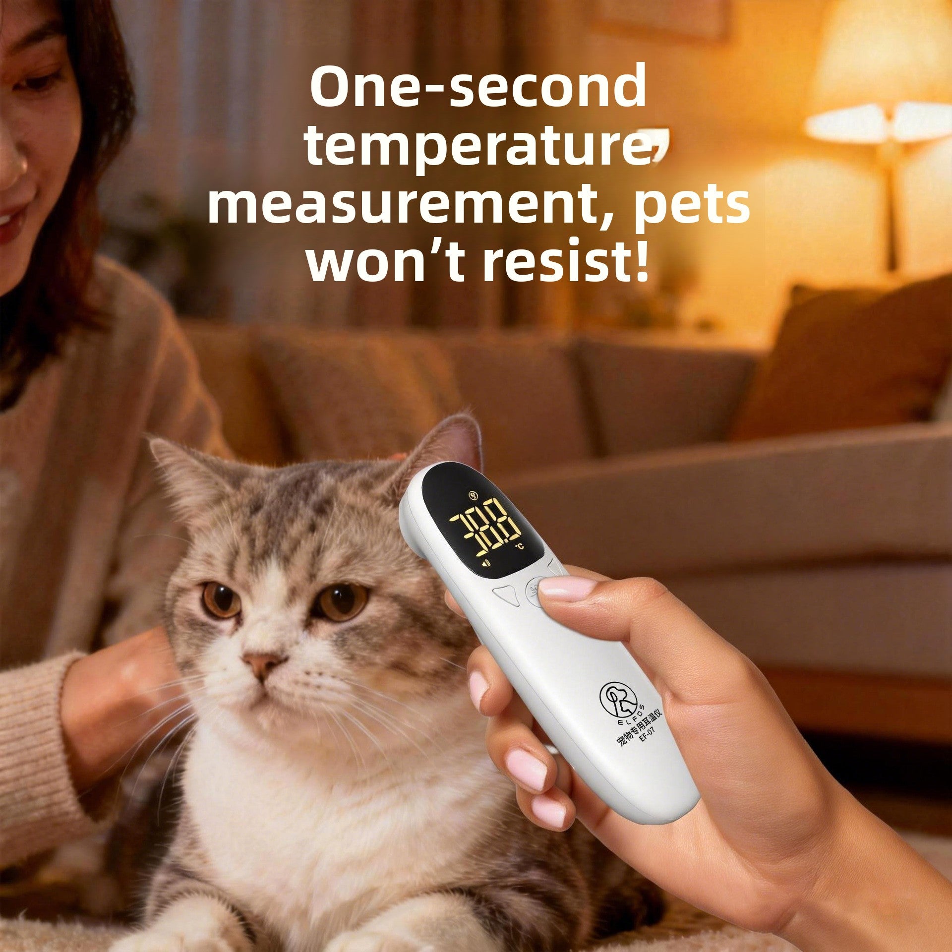 Animal temperature measurement instrument