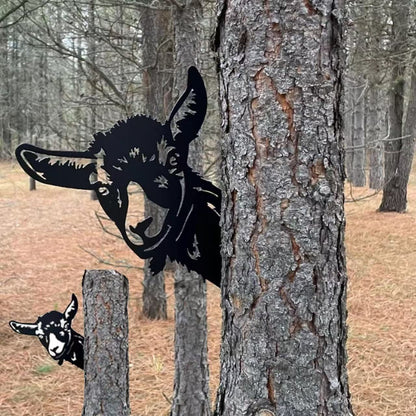 Animal-themed garden decor