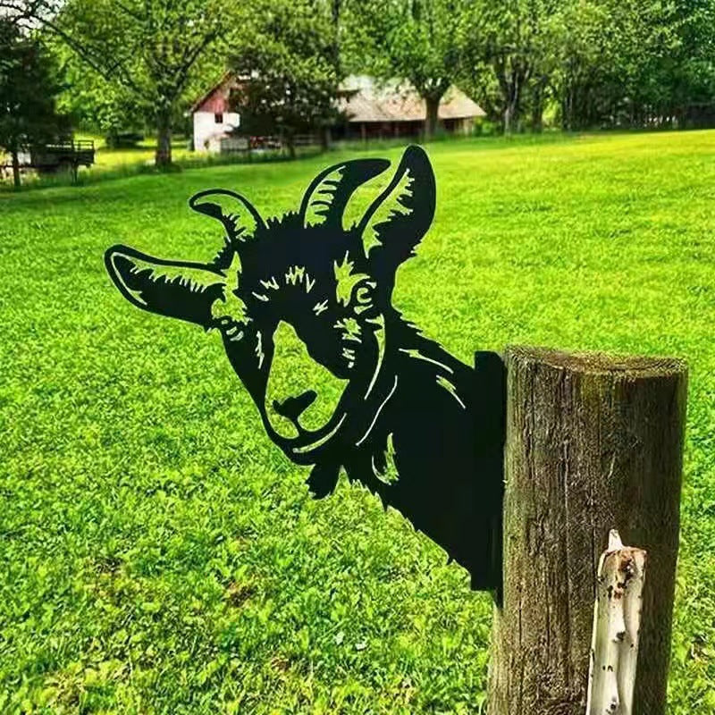 Animal-themed garden decor