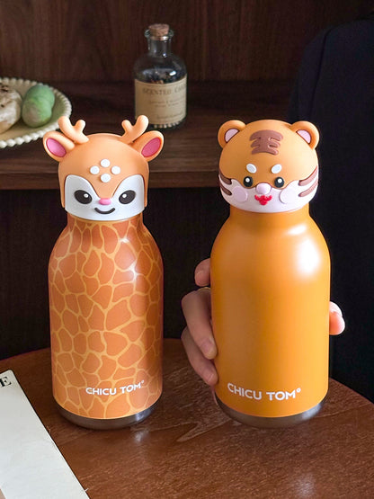 Animal Themed Insulated Straw Cup