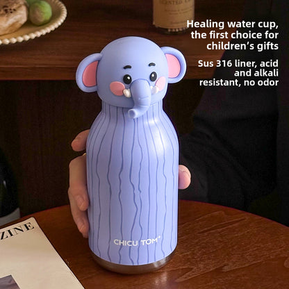 Animal Themed Insulated Straw Cup